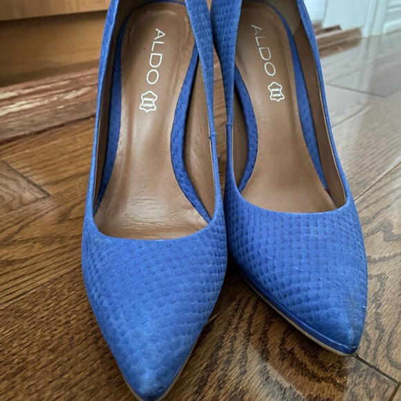 Aldo 6.5 indigo colour shoes - Picture 2 of 4